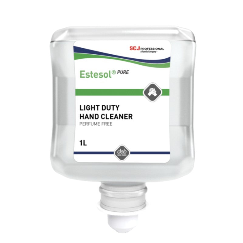 Estesol Pure light duty hand cleaner container on a white background