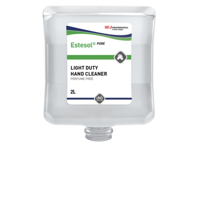 Estesol Pure light duty hand cleaner container on a white background
