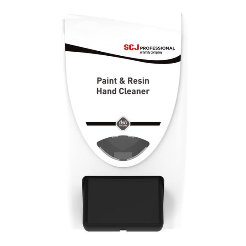 SCJ Professional Paint & Resin Hand Cleaner dispenser on a white background