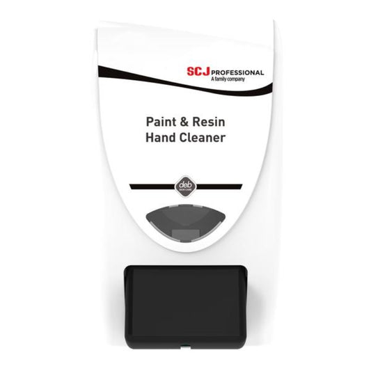 SCJ Professional Paint & Resin Hand Cleaner dispenser on a white background
