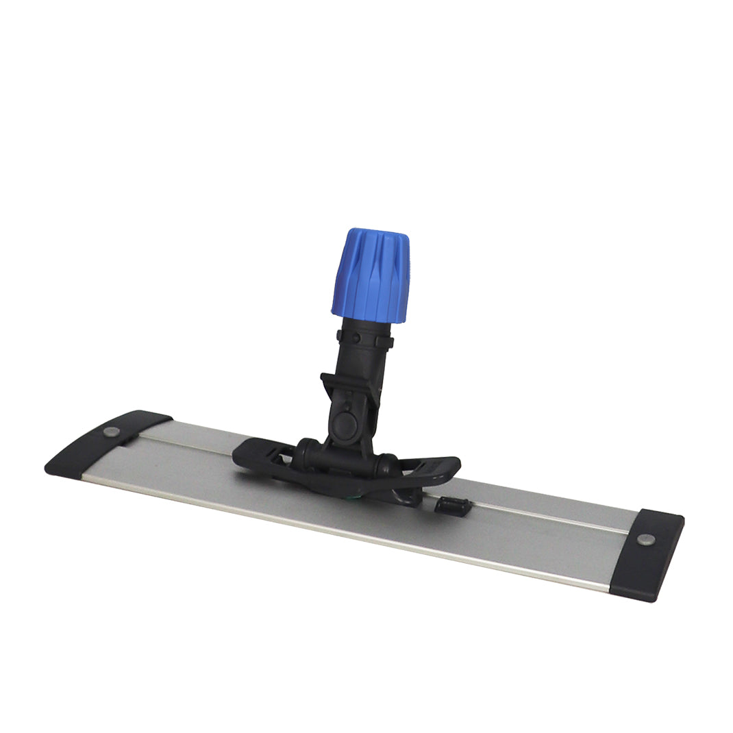 Sabco Long Reach Ultra Clean Rail Base with blue top and black base on a white background