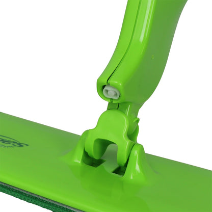 Green Sabco SuperSwish Spray Mop with a white background