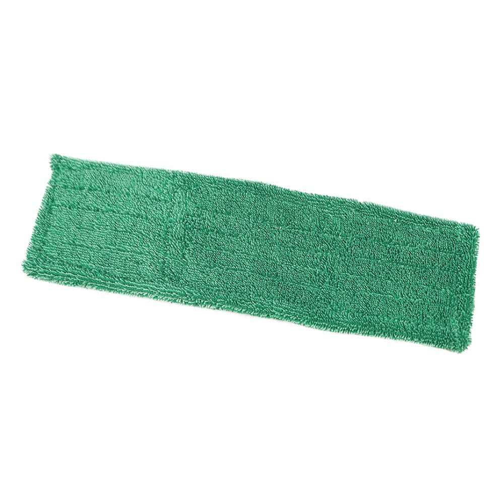 Green scrubber pad on a white background