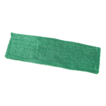 Green scrubber pad on a white background