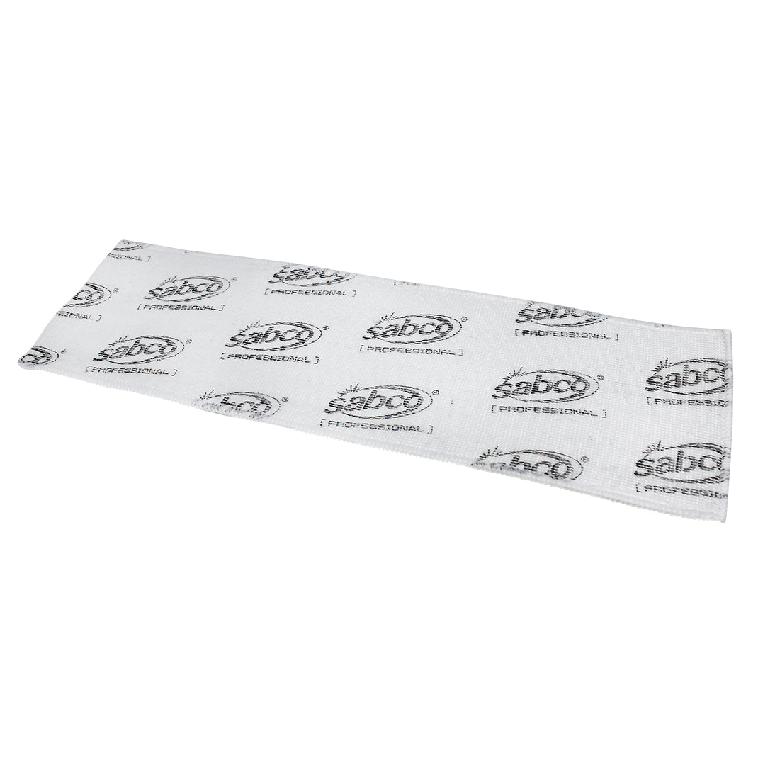 Disposable Flat Mop Pad with Sabco branding on a white background