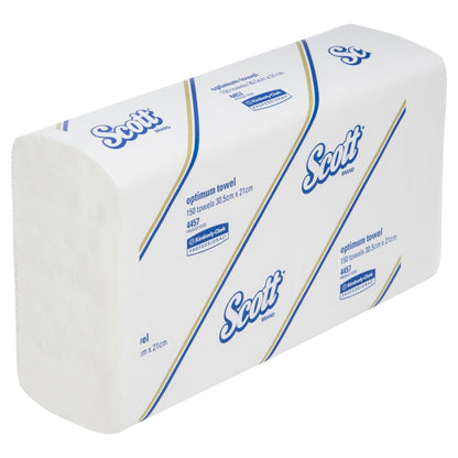 Scott paper towel package on a white background