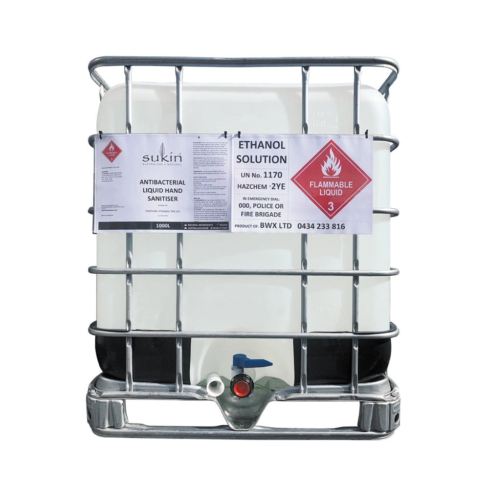 Sukin Antibacterial Liquid Sanitiser 1000L