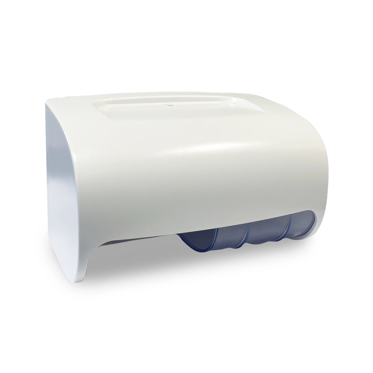 CCS Dual Toilet Roll Dispenser Horizontal White