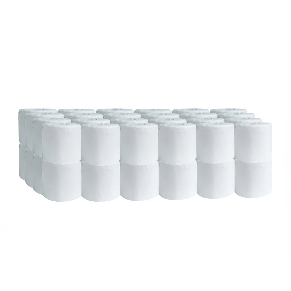 Multiple rolls of toilet paper
