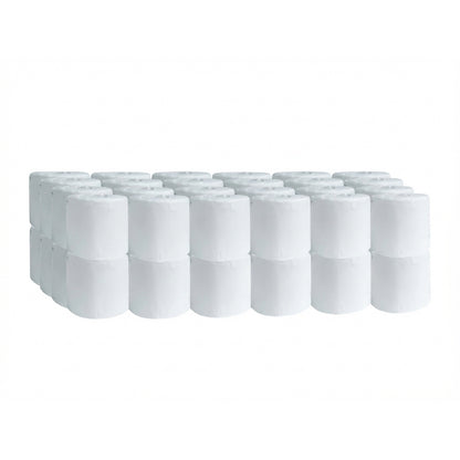 Multiple rolls of toilet paper