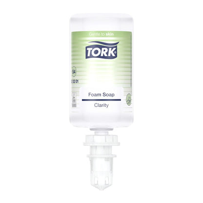 Tork foam soap dispenser on a white background