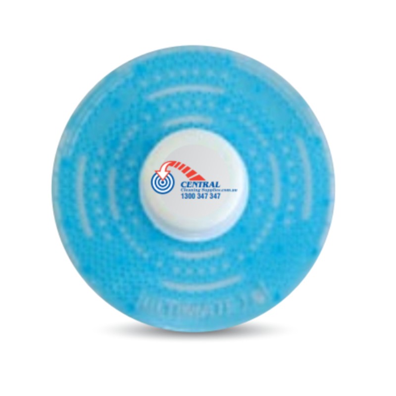 Blue Urinal Eco-Mat with a visible brand logo on a white background