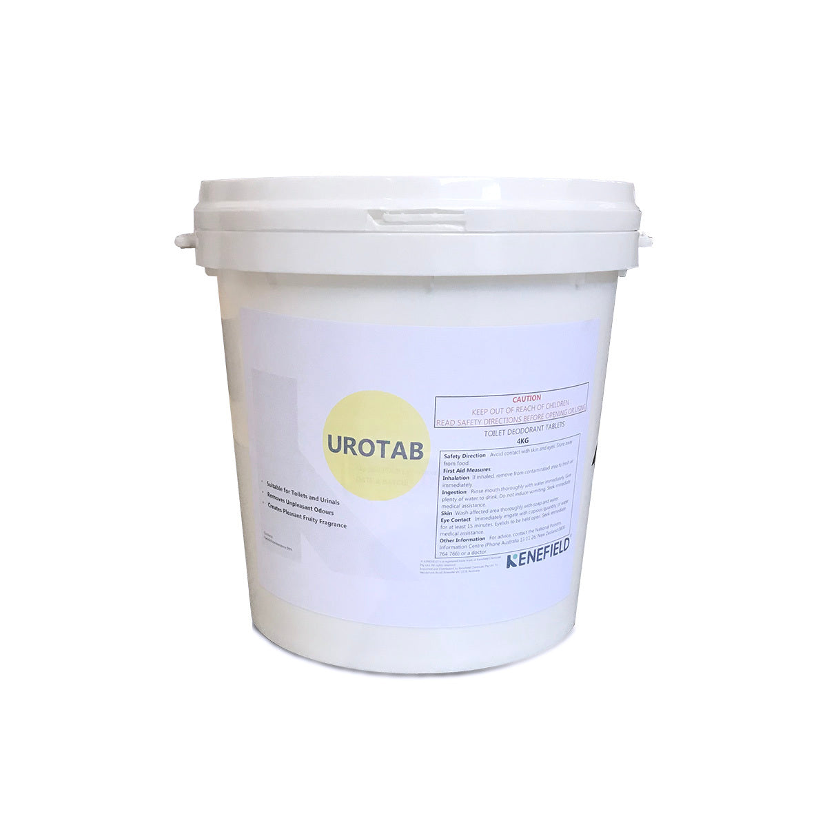 White container labeled 'Urotab' with a visible brand name on a white background