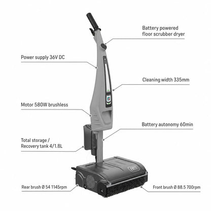 Floorwash FB35 Floor Scrubber Dryer
