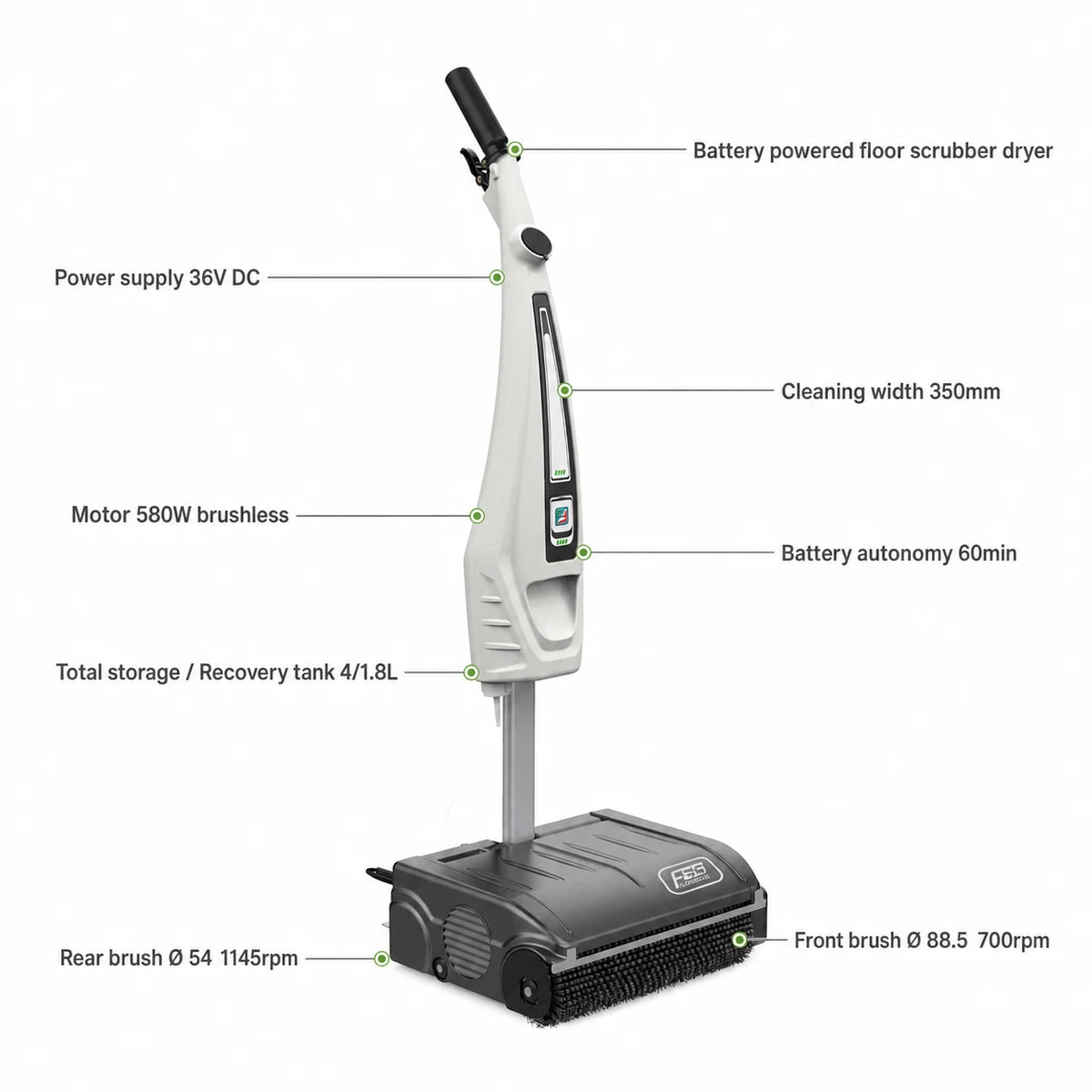 Floorwash F35 Floor Scrubber Dryer