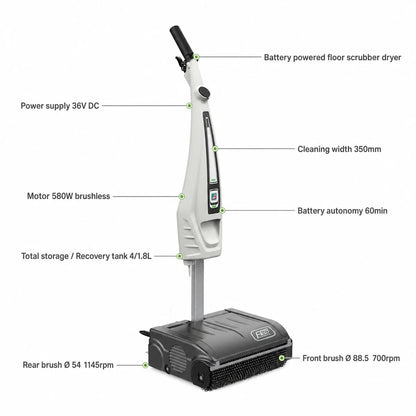 Floorwash F35 Floor Scrubber Dryer