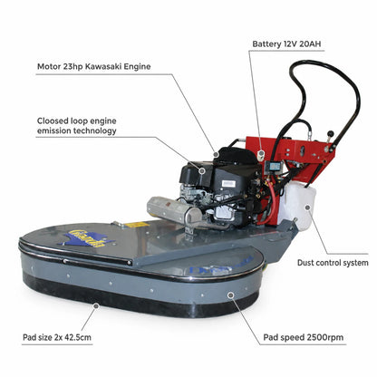 Polivac GAZDA32 82cm Gas Burnisher