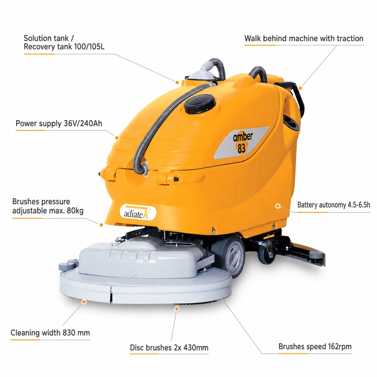 Adiatek Amber 83 Auto Scrubber