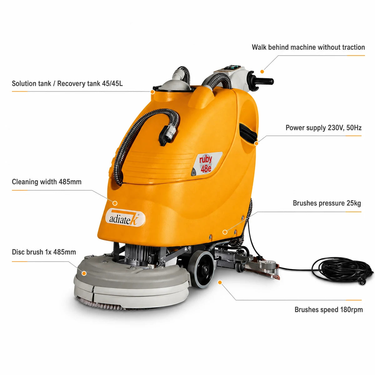 Adiatek Ruby 48e Electric Auto Scrubber