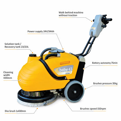 Adiatek Baby 43 Multi-Purpose Scrubber