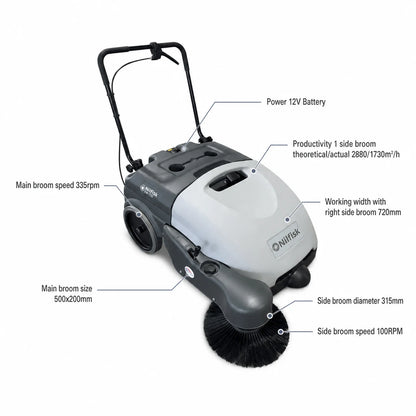 Nilfisk SW750 Walk-behind Sweeper