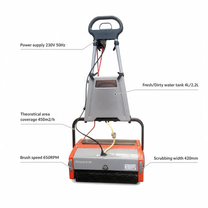 Roots Wizzard Floor Scrubber 44cm